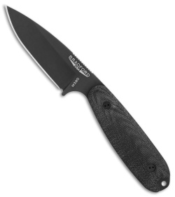 Bradford Knives Guardian3.5 Fixed Blade 3D Black Micarta (3.75" Sabre Black DLC)