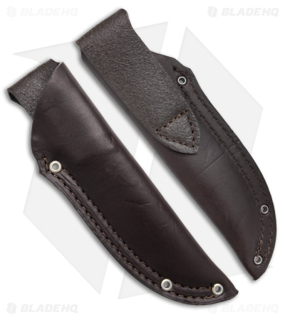 Bradford Knives Guardian 4 Sheepsfoot Knife Black Micarta (4.8" Stonewash N690)