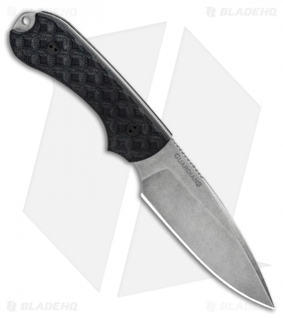 Bradford Knives Guardian3 Fixed Blade Black G-10 (3.5" False Edge AEB-L SW)