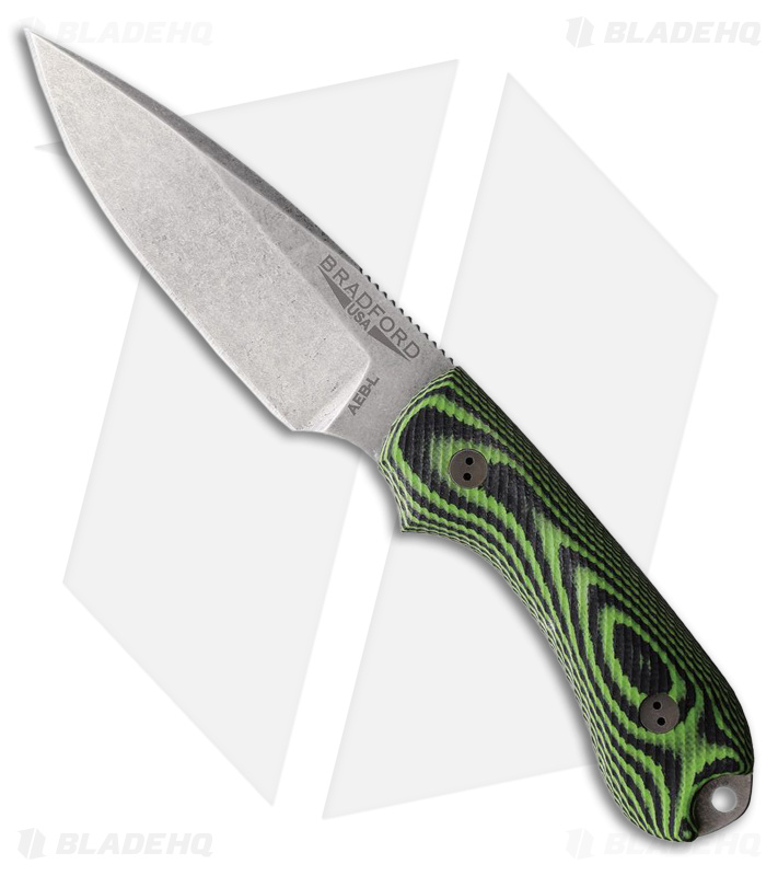 Bradford Guardian 3 DP Black/Green G-10 SW AEB-L - Blade HQ