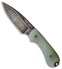 Bradford Knives Guardian 3 Drop Point Knife 3D Jade G-10 (3.5" Nimbus N690)