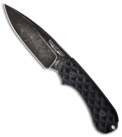 Bradford Knives Guardian 3 Drop Point Knife Black G-10 (3.5" Nimbus AEB-L)