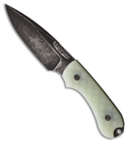 Bradford Knives Guardian 3 Drop Point Knife Jade G-10 (3.5" Nimbus AEB-L)