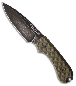 Bradford Knives Guardian 3 Drop Point Knife OD Green G-10 (3.5" Nimbus AEB-L)