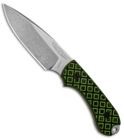 Bradford Knives Guardian3 Knife Toxic Green/Black G-10 (3.5" False Edge/N690/SW)