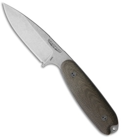 Bradford Knives Guardian3.5 Fixed Blade 3D G-Wood (3.75" Sabre/N690/Stonewash)