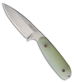 Bradford Knives Guardian 3.5 Sabre Knife Jade G-10 (3.75" Stonewash N690)