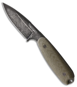 Bradford Knives Guardian 3.5 Sabre Knife OD Green Micarta (3.75" Nimbus N690)