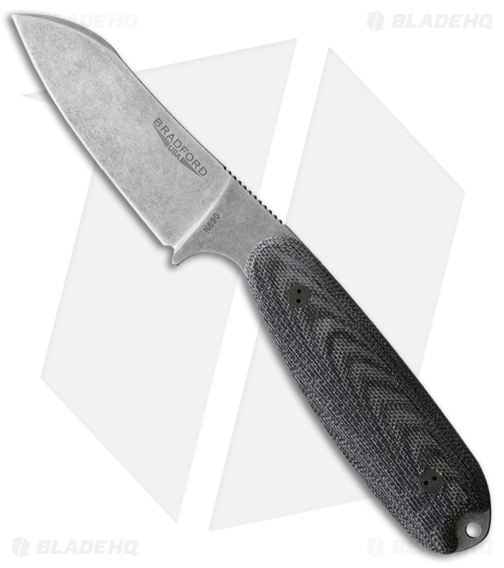 Bradford Guardian 3.5 Sheepsfoot Black Micarta N690 Blade HQ