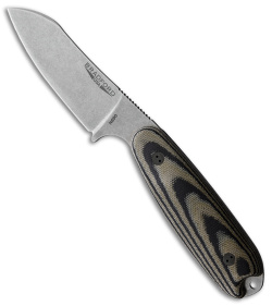 Bradford Knives Guardian 3.5 Sheepsfoot Knife Camo Micarta (3.75" SW N690)