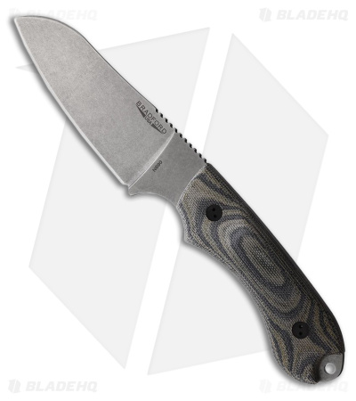 Bradford Knives Guardian 4 Sheepsfoot Knife Camo Micarta (4.8" Stonewash N690)