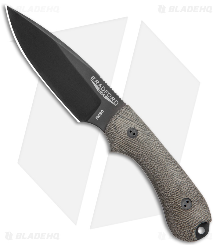 ☆　Rita様│サンプロテクト３ Bradford Knives Guardian3 Fixed Blade 3D Green Micarta (False Edge