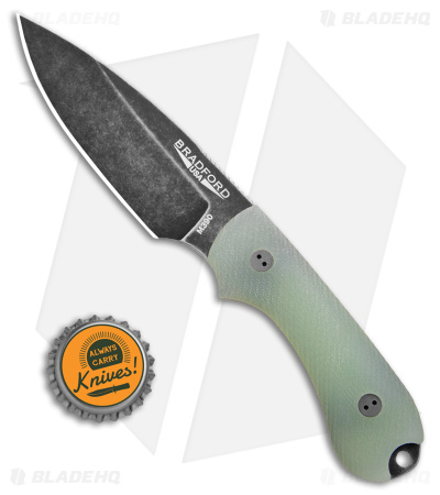 Bradford Knives Guardian3 Fixed Blade Knife Ghost G-10 (3.5" Sabre/M390/Nimbus)
