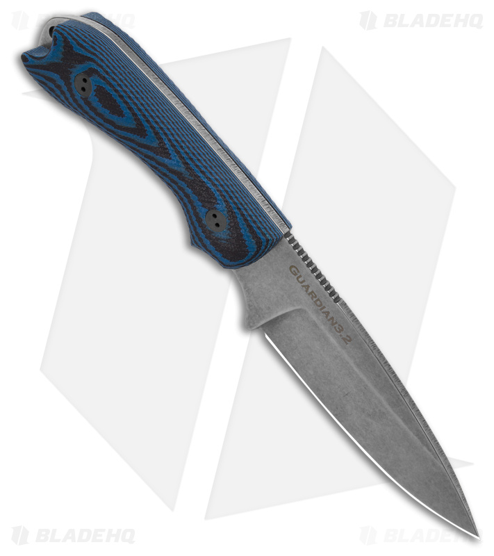 Bradford Guardian 3.2 3D Black/Blue G-10 MagnaCut - Blade HQ