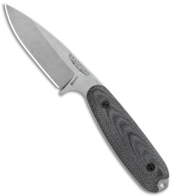 Bradford Knives Guardian3.5 Fixed Blade 3D Black Micarta (3.75" Sabre SW N690)