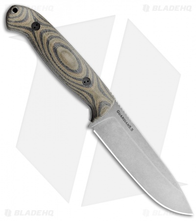 Bradford Knives Guardian5.5 Fixed Blade 3D Camo Micarta (5" SW N690)