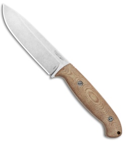 Bradford Knives Guardian5.5 Fixed Blade 3D Natural Micarta (5" SW N690)