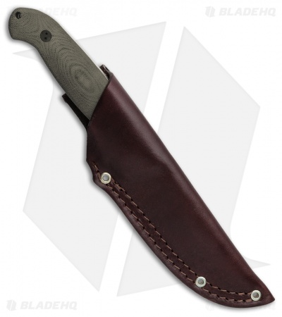 Bradford Knives Guardian5.5 Fixed Blade 3D OD Green Micarta (5" SW/N690)