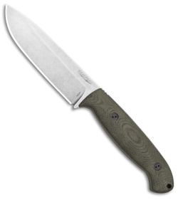 Bradford Knives Guardian5.5 Fixed Blade 3D OD Green Micarta (5" SW/N690)