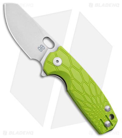 Brighten Blades Baby Core Mini Liner Lock Knife Lime Green FRN (2.35" Stonewash)