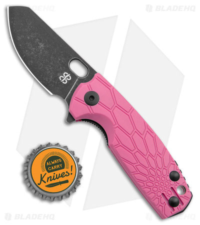 Brighten Blades Baby Core Mini Liner Lock Knife Pink FRN (2.35" Black SW)