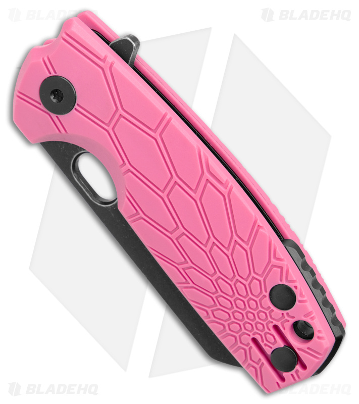 Brighten Blades Baby Core Mini Liner Lock Knife Pink FRN (2.35" Black SW)