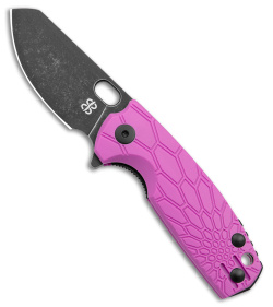 Brighten Blades Baby Core Mini Liner Lock Knife Purple FRN (2.35" Black SW)