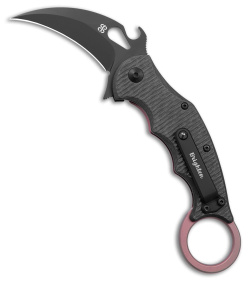 Brighten Blades Moonstruck Karambit Purple Titanium w/ Carbon Fiber (2.5&quot; Black) | 190643