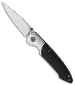 Brighten Blades Not So Heavy Metal Liner Lock Knife Black (Sabbath) (2.5" Sat)