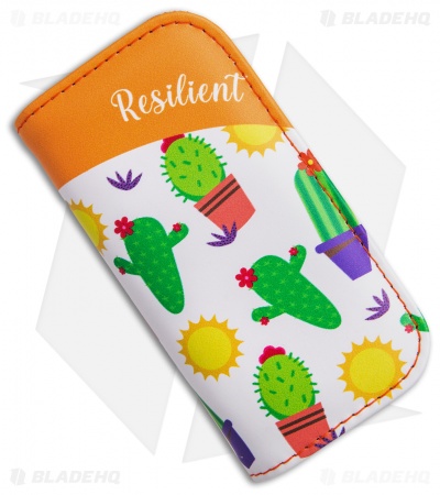Brighten Blades RESILIENT Liner Lock Knife Cactus Aluminum (2.5" Satin)