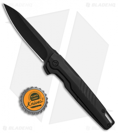 Brous Blades Icon Liner Lock Flipper Knife Blackout (3.25" Black)