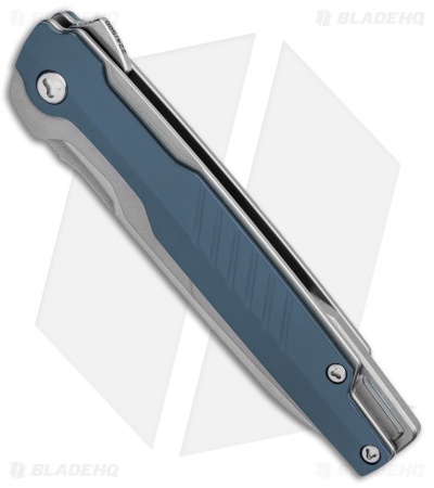 Brous Blades Icon Liner Lock Flipper Knife Blue (3.25" Stonewash)