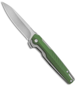 Brous Blades Icon Liner Lock Flipper Knife Green (3.25" Stonewash)