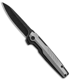 Brous Blades Icon Liner Lock Flipper Knife Silver (3.5" Acid Stonewash)