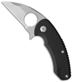 Brous Blades Silent Soldier Liner Lock Knife Black (2.5" Satin D2)