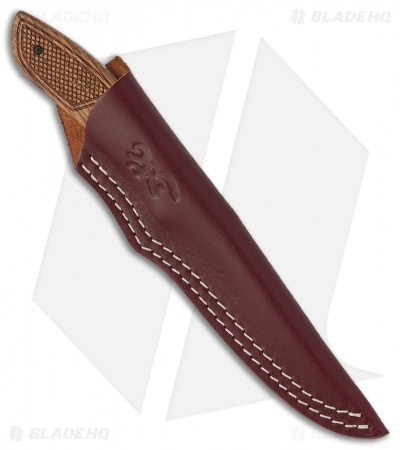 Browning Featherweight Classic Fixed Blade Knife Wood (4.4" Satin)