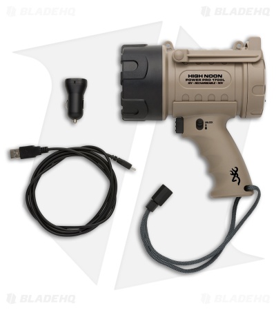 Browning High Noon Pro Spotlight Flashlight Tan (1700 Lumens) BR7805