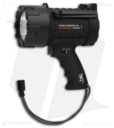 Browning XL High Noon Pro Spotlight Flashlight Black (3200 Lumens) BR7787 *DISC*