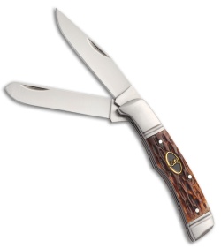 Browning Joint Venture Knife 4.13" Brown Jigged Bone