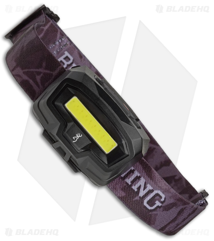 Browning Night Gig Headlamp Flashlight Camo/Black Nylon/Polymer - 2.62