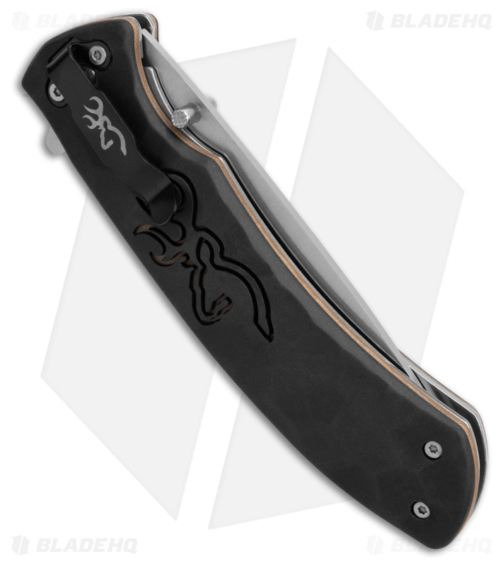 Browning Primal Large Liner Lock Knife Black (3.88" Satin)