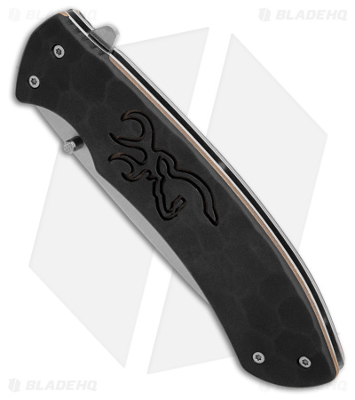 Browning Primal Large Liner Lock Knife Black (3.88" Satin)