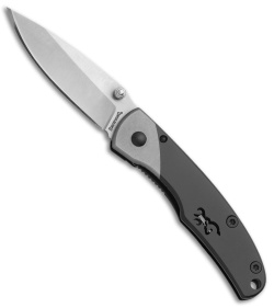 Browning Small Mountain Ti2 Frame Lock Knife Gray (2.25" Satin)