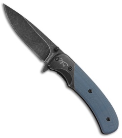 Browning Range Liner Lock Knife Blue G-10 (2.75" Black SW)