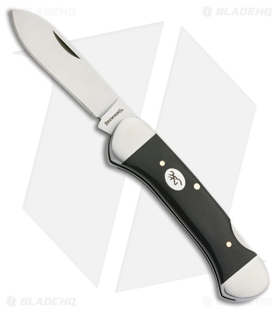 Browning Vintage Whitetail Slip Joint Knife Black Wood (2.5" Satin)