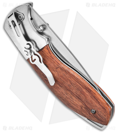 Browning Liner Lock Knife Wood (3.6" Satin)