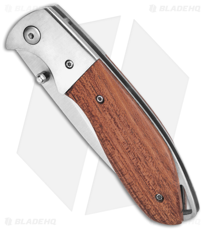 Browning Liner Lock Knife Wood (3.6" Satin)