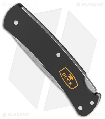 Buck Alumni Lockback Knife Black Al (1.8" Stonewash) 0524BKS