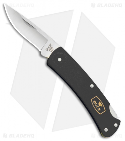 Buck Alumni Lockback Knife Black Al (1.8" Stonewash) 0524BKS