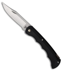 Buck Knives Bucklite III Lockback Knife Black Polymer (3.75" Satin/Stonewash)